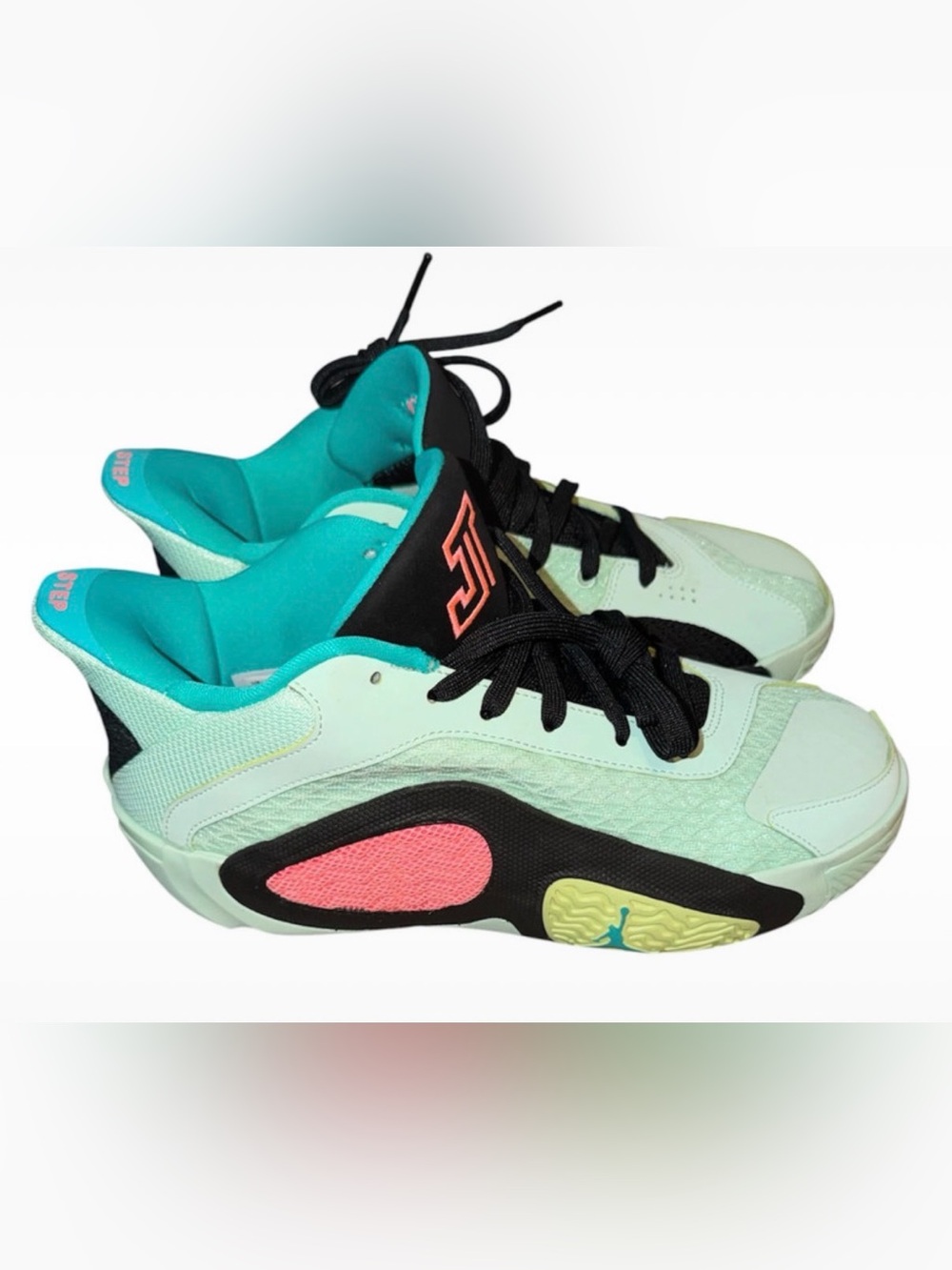 Nike Air Jordan Tatum 2 Basketball Mint Green Youth Sz 7